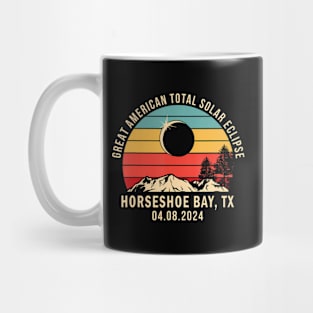 Horseshoe Bay Tx Texas Total Solar Eclipse 2024 Mug